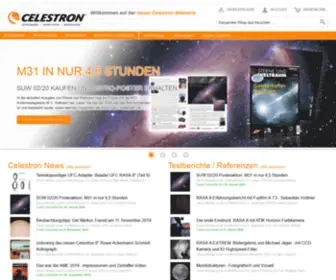 Celestron.de(Astronomie, Sportoptik, Mikroskope) Screenshot