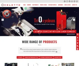 Celette.com(Collision Repair Equipment) Screenshot