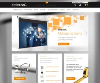Celexon.com(High quality screens & accessories directly from the manufacturer) Screenshot