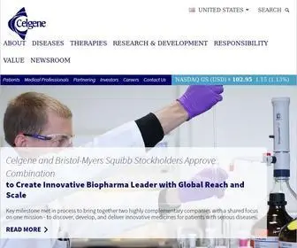 Celgene.com(Bristol Myers Squibb) Screenshot