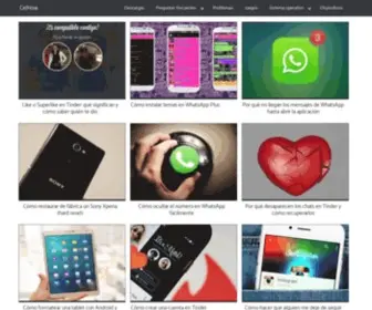 Celhow.com(Todos los cómo de los celulares) Screenshot