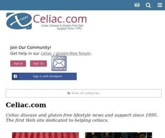 Celiac.com(Celiac Disease and Gluten) Screenshot