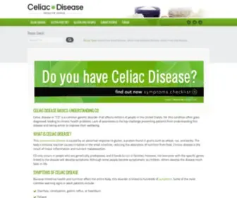 CeliaCDisease.org(Celiac Disease Resource Center) Screenshot