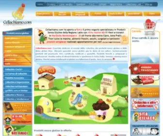 Celiachiamo.com(Celiachia e prodotti senza glutine) Screenshot