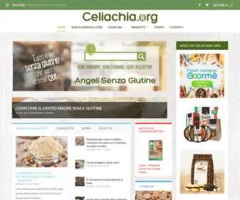 Celiachia.org(Il portale senza glutine) Screenshot