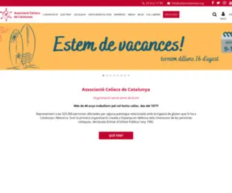 Celiacscatalunya.org(Tota la informació relacionada amb la Celiaquía) Screenshot