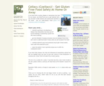 Celiactravel.com(Get gluten free food on holiday) Screenshot