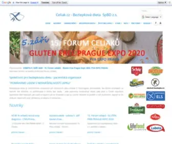 Celiak.cz(Portál) Screenshot