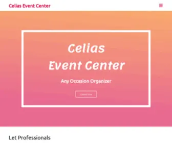 Celiaseventcenter.com(My event online) Screenshot