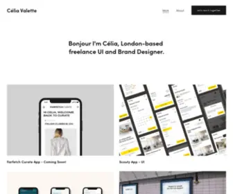 Celiavalette.com(Célia) Screenshot
