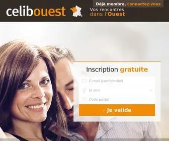 Celibouest.com(Rencontre Rennes Nantes Brest Angers) Screenshot