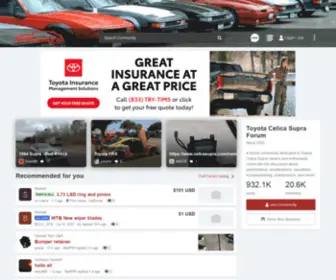 Celicasupra.com(Toyota Celica Supra Forum) Screenshot