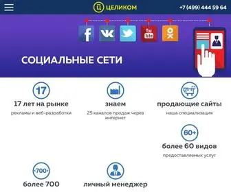Celicom.ru(Компания Целиком) Screenshot