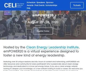 Celiempower.com(EmPOWER20) Screenshot