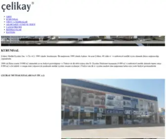 Celikay.com.tr(ÇELİKAY MUTFAK EŞYALARI SAN.TİC.A.Ş) Screenshot