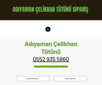 Celikhantutunal.com(Adıyaman Tütünü) Screenshot