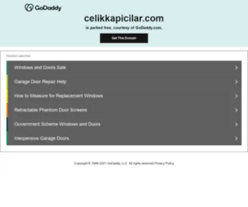 Celikkapicilar.com(Çelik) Screenshot