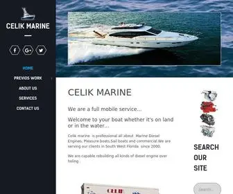 Celikmarine.com(Mobile diesel engine repair) Screenshot