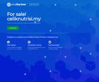 Celiknutrisi.my(Exabytes Malaysia) Screenshot