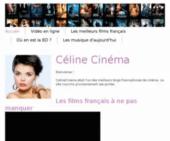 Celinecinema.com(Ici, on parle art) Screenshot