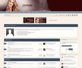 Celinedionforum.com(Celine Dion Forum) Screenshot