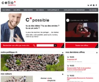 Celio-Talents.com(Celio talents) Screenshot