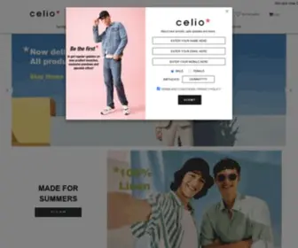 Celio.in(Retrouvez tout l'univers de la marque Celio* � travers sa E) Screenshot