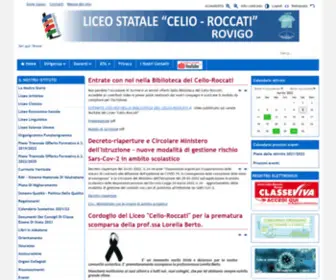 Celioroccati.edu.it(Sito web istituzionale LICEO STATALE "Celio) Screenshot