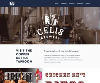 Celisbeers.com(Celis Beer) Screenshot