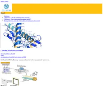 Cell-Lysis.com(CellCrusher, Innovative Cell Disruption and Gradient Mixing tools) Screenshot