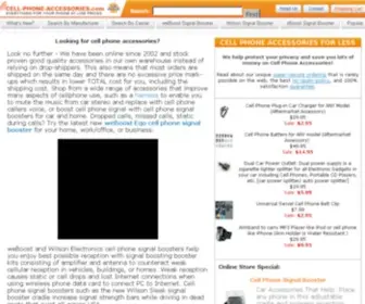 Cell-Phone-Accessories.com(Cell Phone Accessories For Less) Screenshot