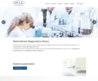 Cell-Startproject.net(Elettroforesi diagnostica clinica Cologno Monzese) Screenshot