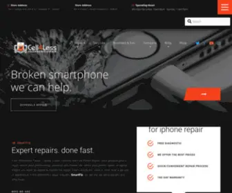 Cell4Lessrepair.com(Just another WordPress site) Screenshot