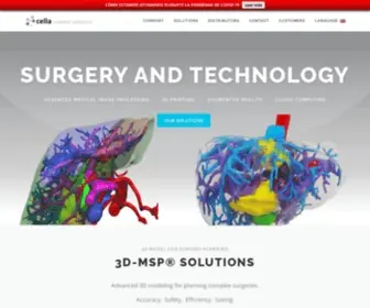 Cellams.com(Modelos 3D para la planificación de cirugías) Screenshot