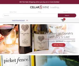 Cellar8Wine.com(Cellar8wine) Screenshot