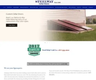 Cellardoors.com(Cellar Doors and Egress Systems by Steelway) Screenshot