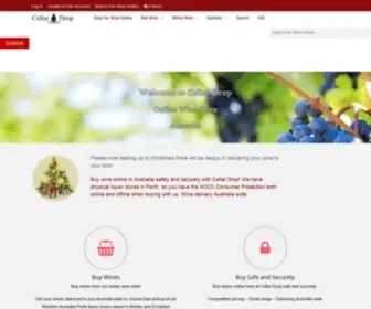 Cellardrop.com(Shop for Wine Online Australia Wide) Screenshot
