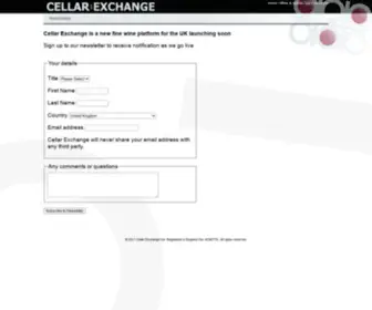 Cellarexchange.com(Cellar Exchange) Screenshot