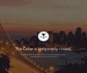 Cellarsf.com(Get full access to this domain. Easy) Screenshot