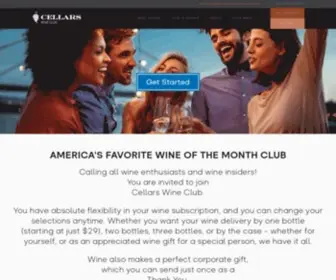 Cellarswineclub.com(Wine of the Month Club) Screenshot