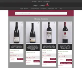 Cellartrade.co.uk(Diversify your wine cellar) Screenshot