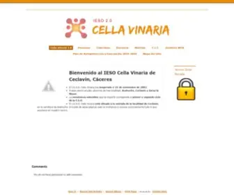 Cellavinaria.org(IESO CELLA VINARIA) Screenshot