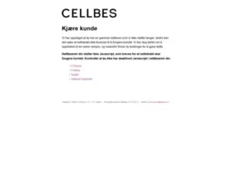 Cellbes.no(Mote & kl) Screenshot