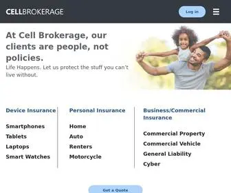 Cellbrokerage.com(Insurance Broker) Screenshot