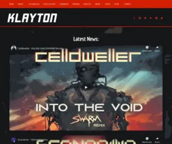 Celldweller.com(Klayton) Screenshot