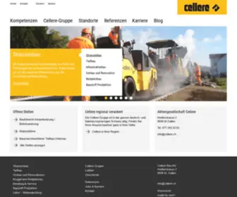 Cellere.ch(Cellere Bau AG) Screenshot