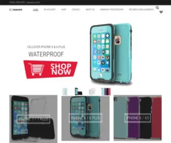 Celleverproducts.com(Apple iPhone & Samsung Galaxy Phone Cases and Accessories) Screenshot