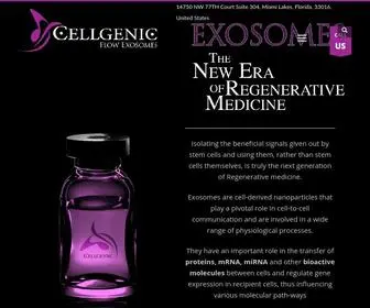 Cellgenic.com(Regenerative Medicine Products) Screenshot