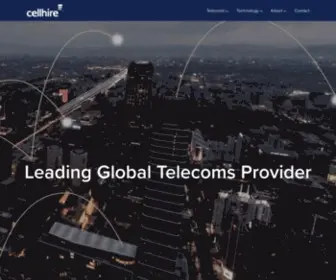 Cellhire.info(Leading Global Telecoms Provider) Screenshot