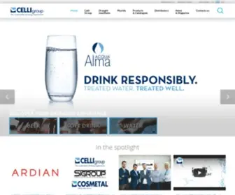 Celli.com(Celli Group) Screenshot